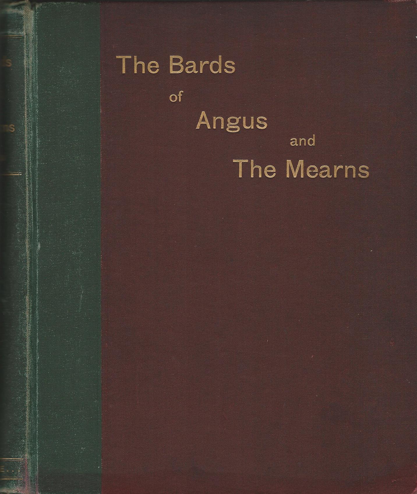 Image for The Bards of Angus and the Mearns: An Anthology of the Counties.