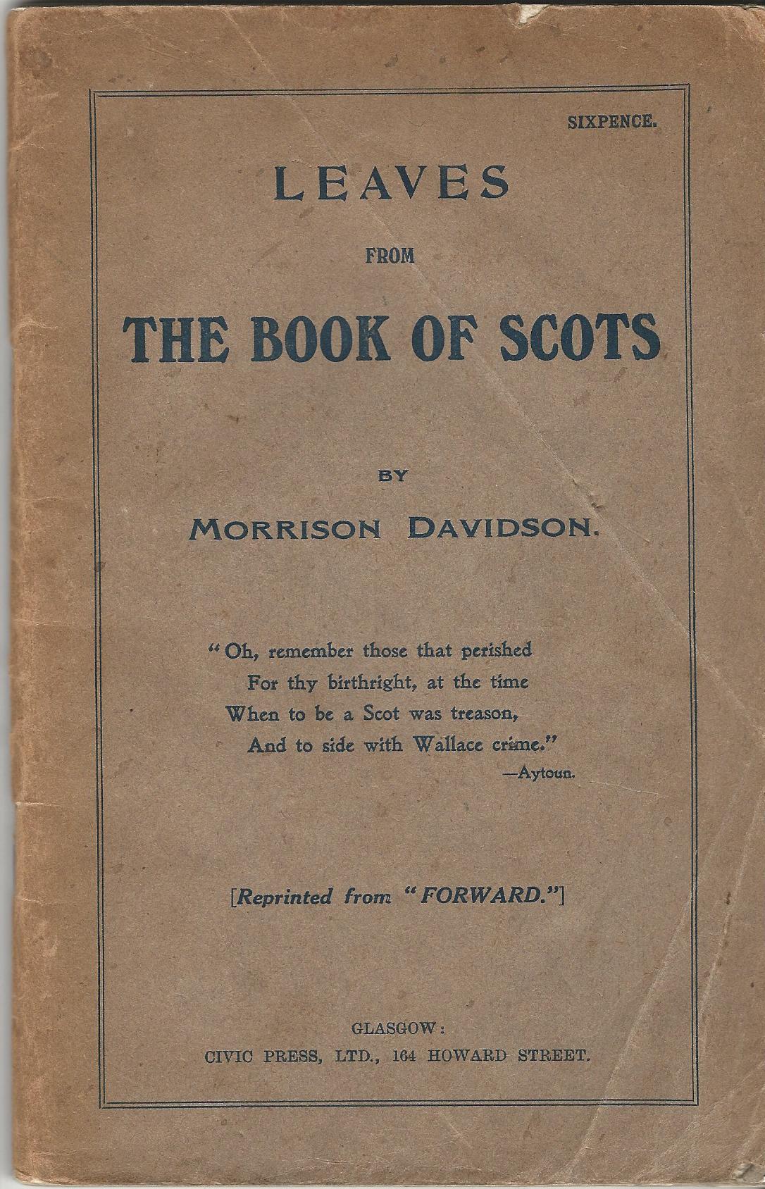 Image for Leaves from the Book of Scots