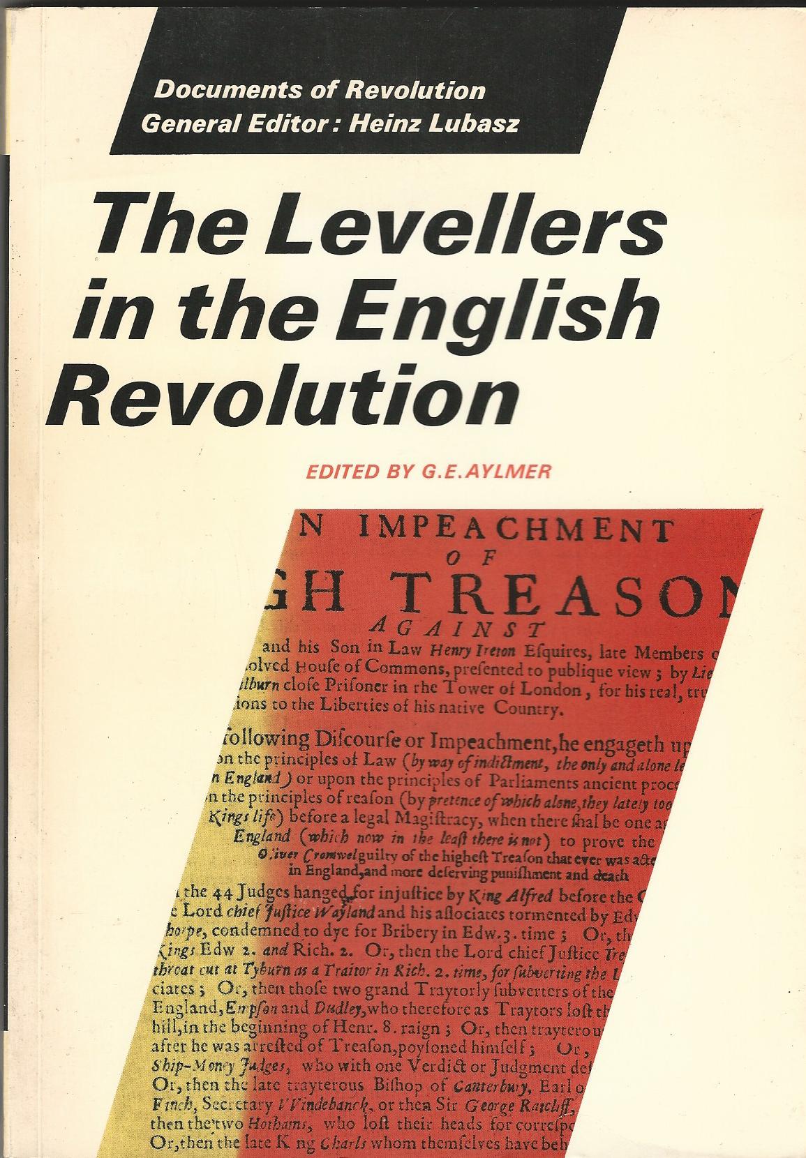 Image for The Levellers in the English Revolution (Documents of Revolution Ser)
