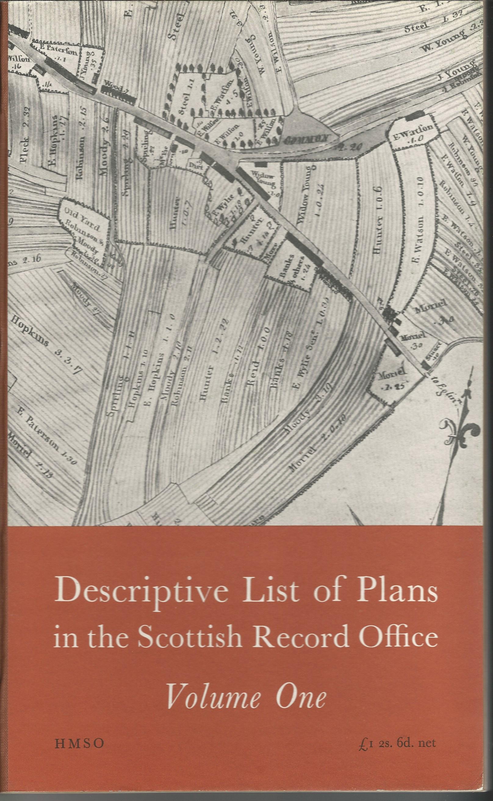 Image for Descriptive List of Plans in the Scottish Record Office (In Four Volumes.)