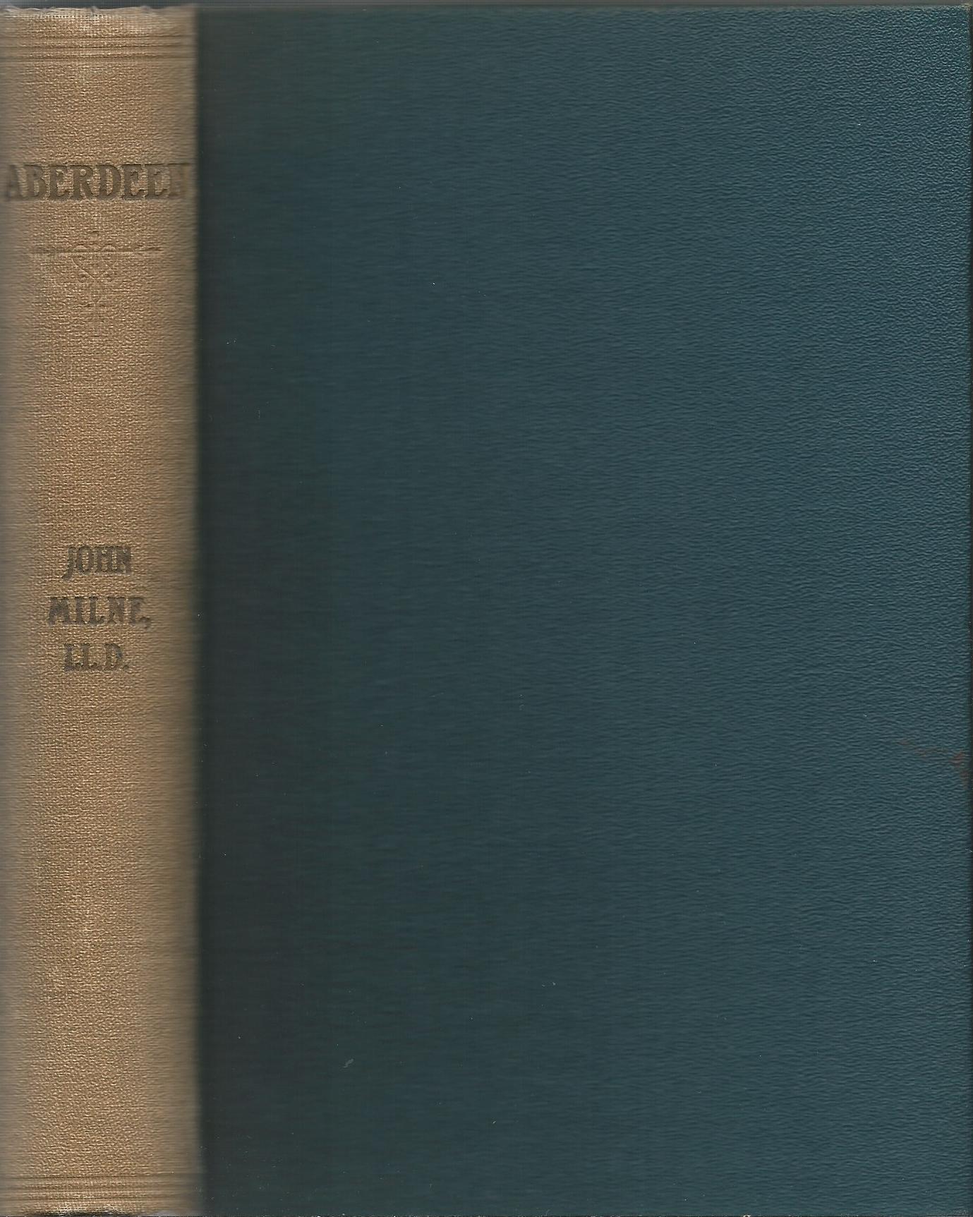 Image for Aberdeen: Topographical, Antiquarian, and Historical Papers on the City of Aberdeen