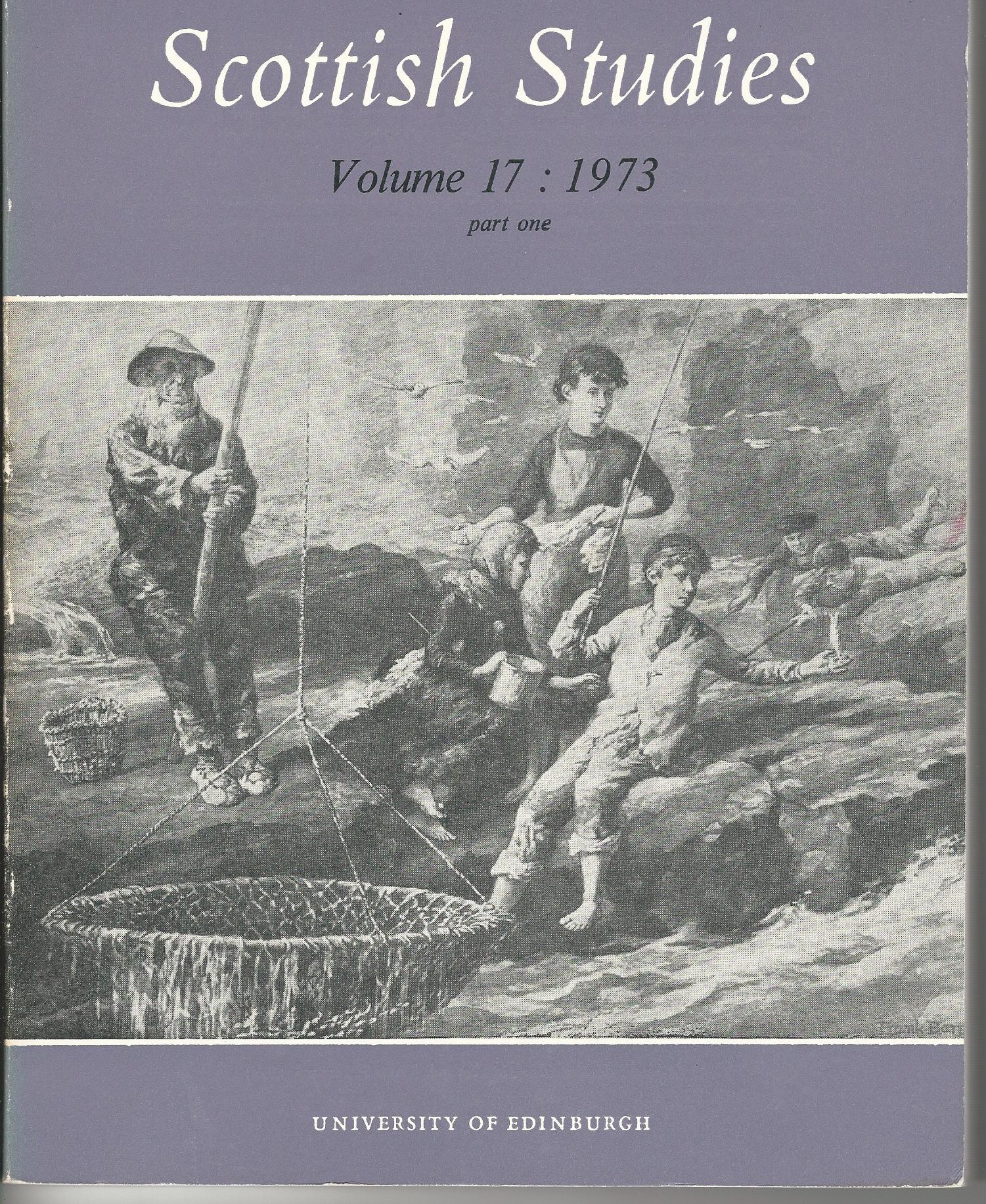 Image for Scottish Studies Vol. 17 Part One 1973.