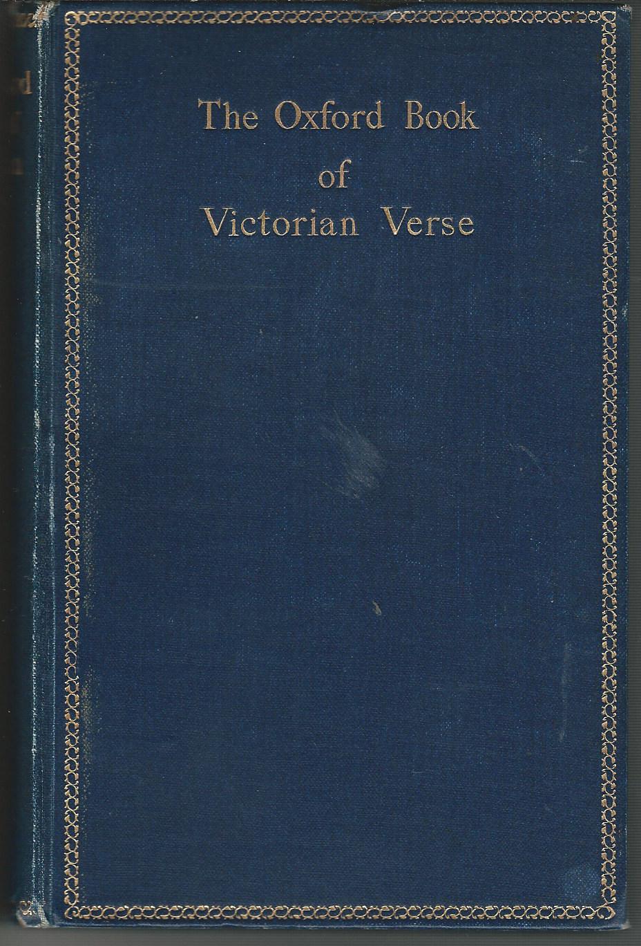 Image for The Oxford Book of Victorian Verse.