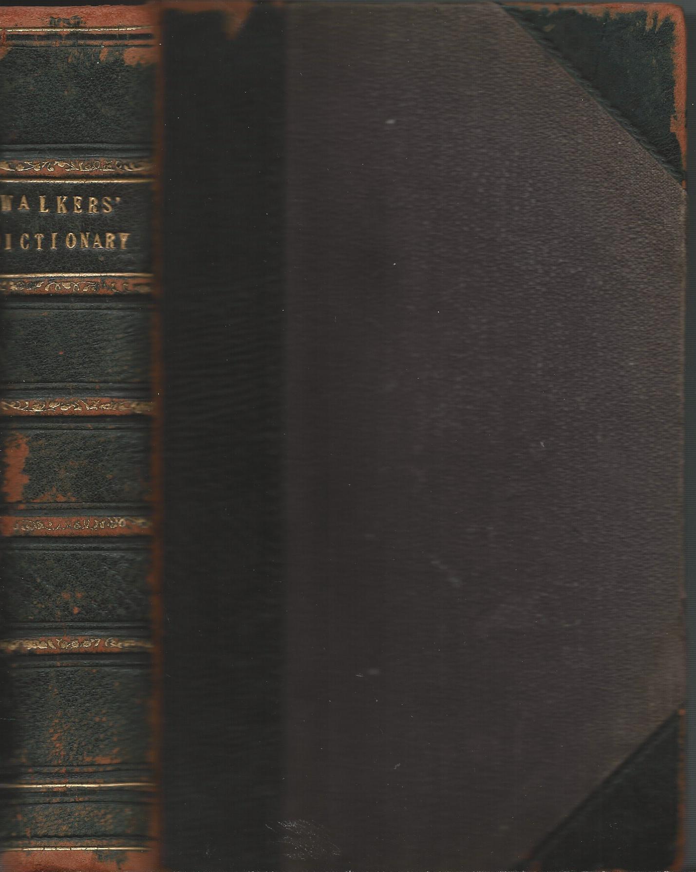 Image for A Critical Pronouncing Dictionary and Expositor of the English Language.