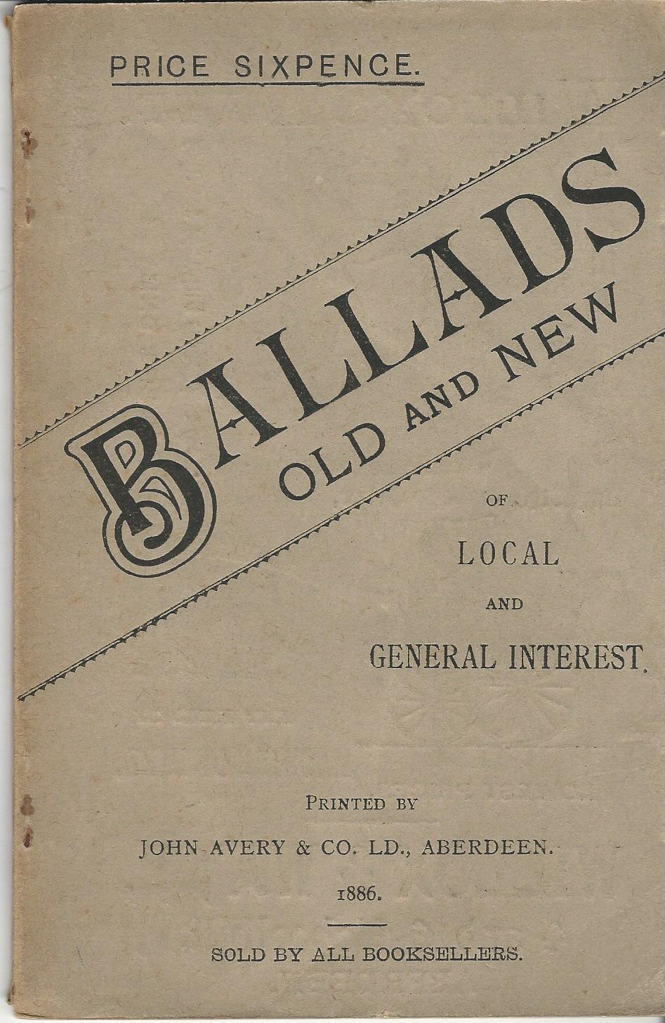 Image for Ballads Old and New of Local and General Interest.