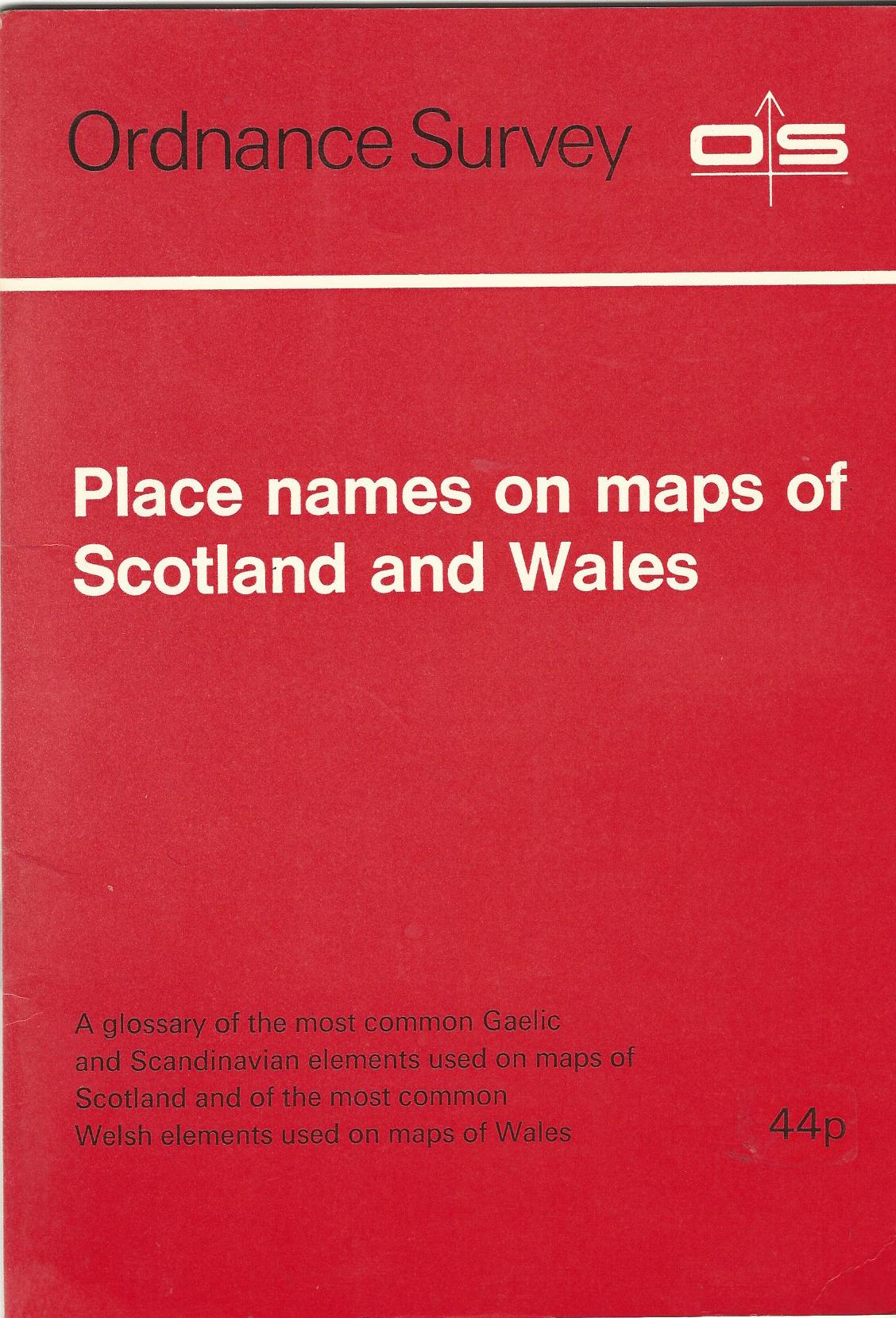 Image for Place Names on Maps of Scotland and Wales