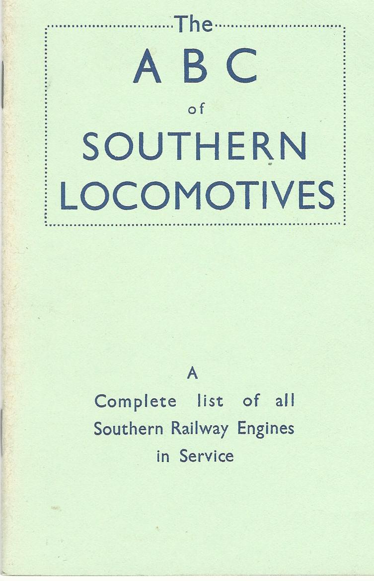 Image for The ABC of Southern Locomotives.