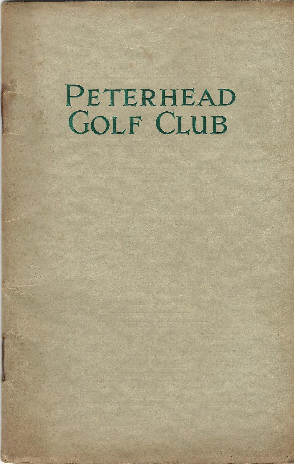 Image for Peterhead and the Peterhead Golf Club