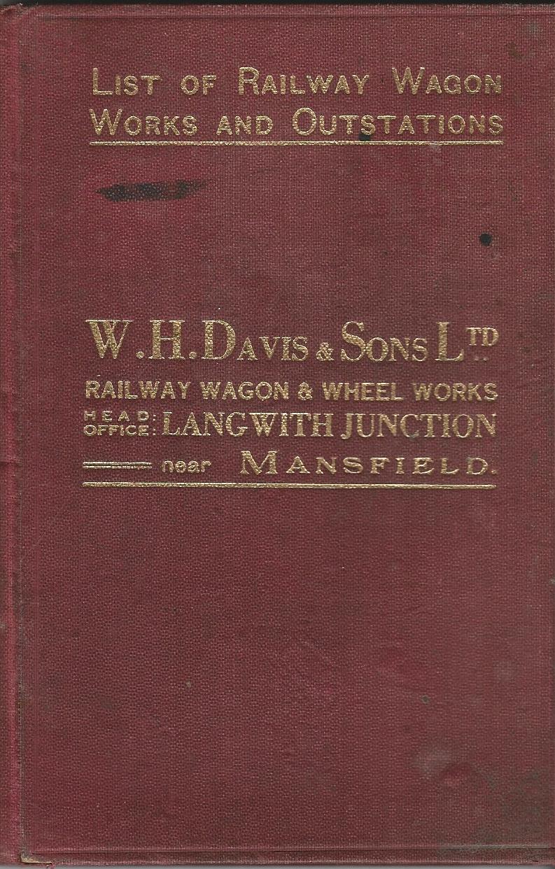 Image for List of Railway Wagon Works and Outstations