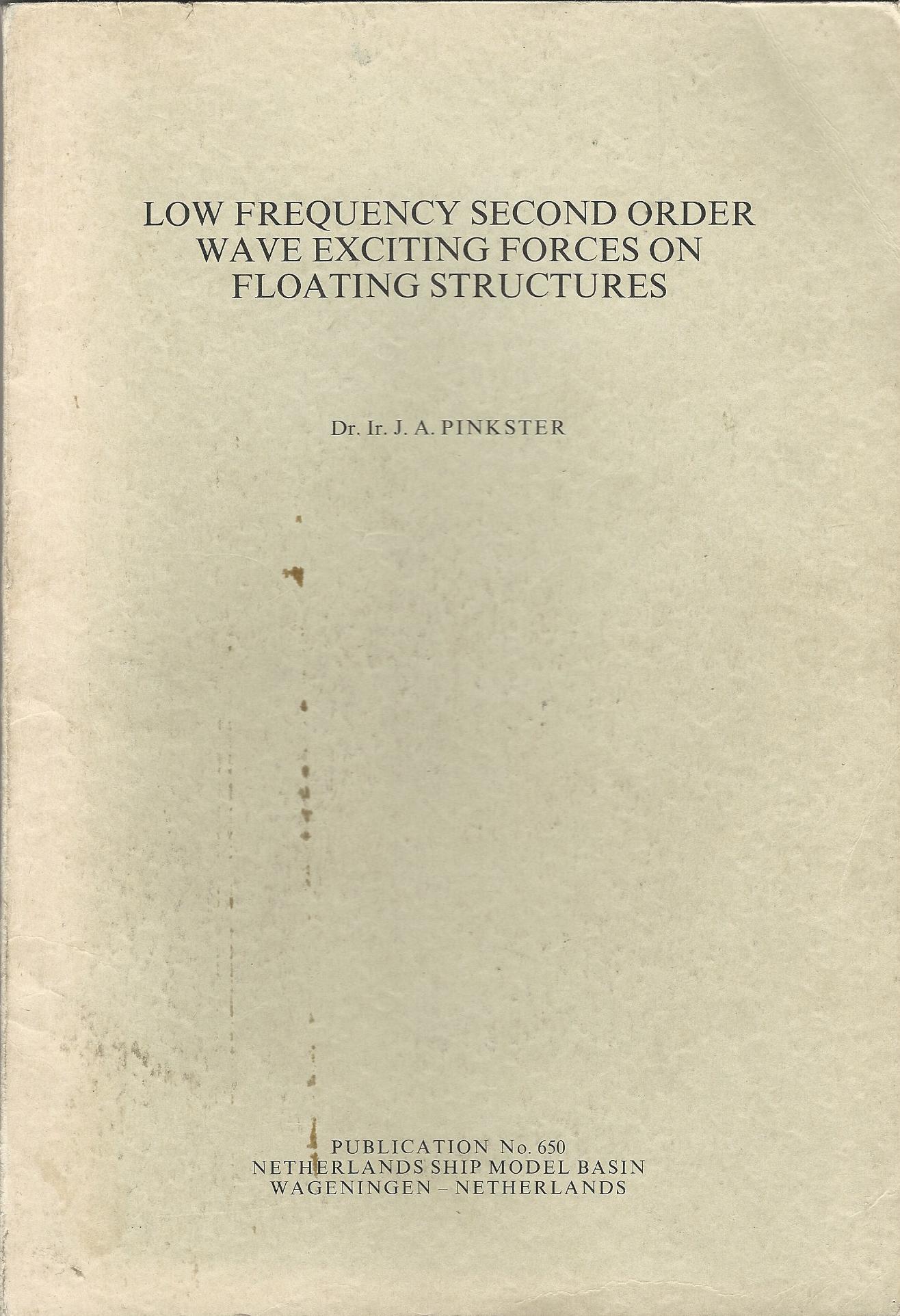 Image for Low Frequency Second Order Wave Exciting Forces on Floating Structures