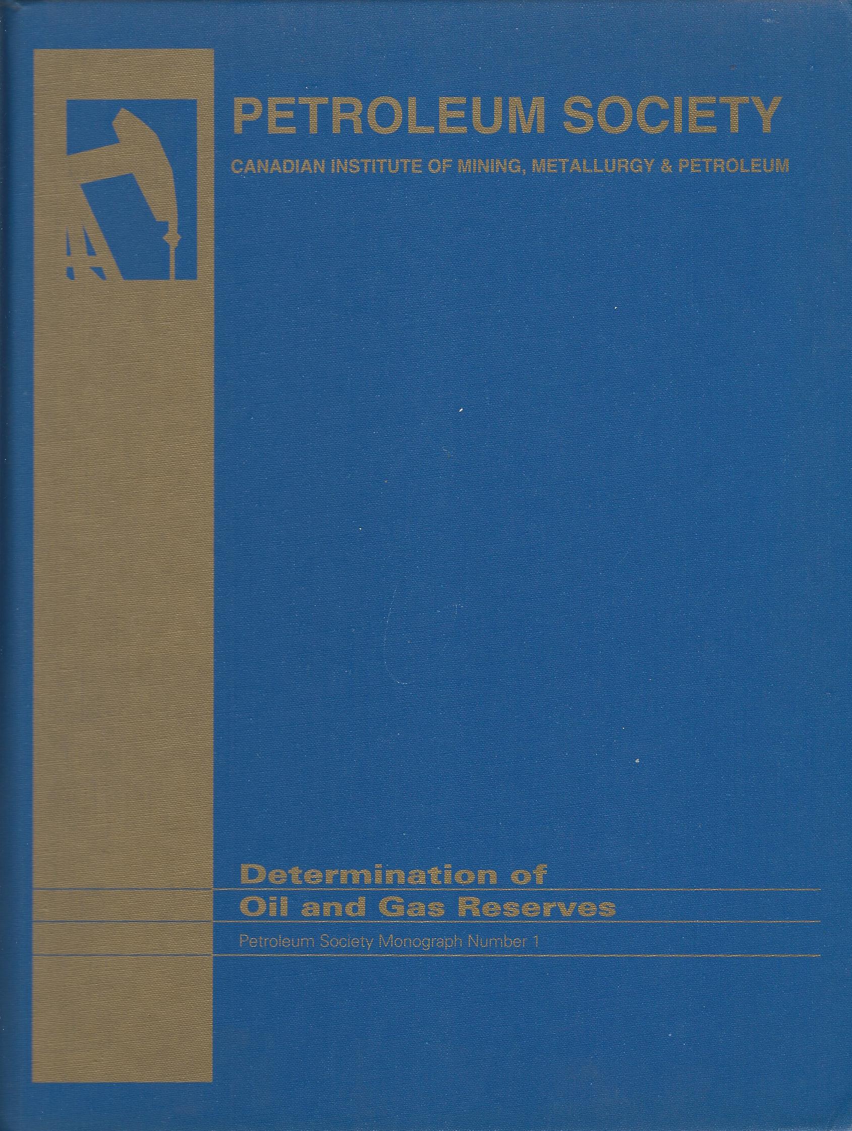 Image for Determination of Oil and Gas Reserve