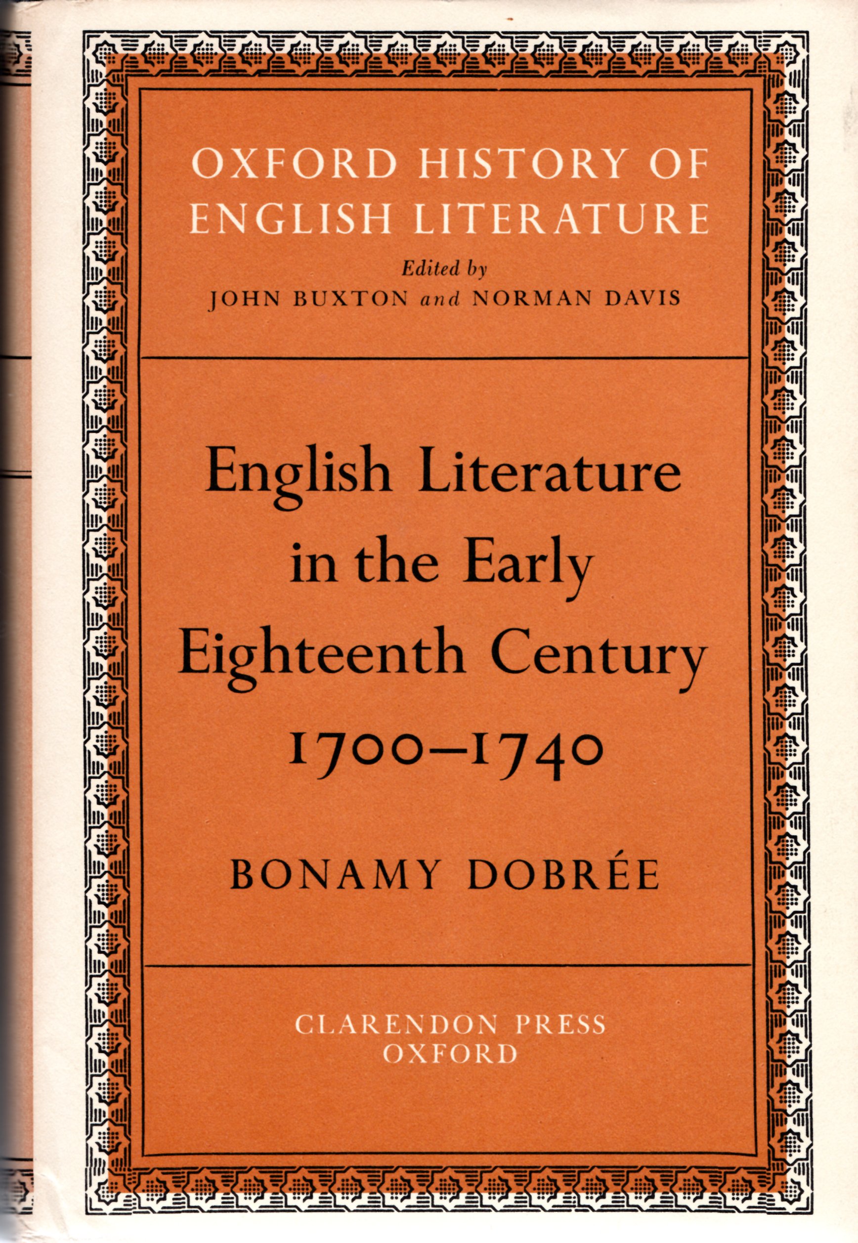 Image for English Literature in the Early Eighteenth Century 1700-1740