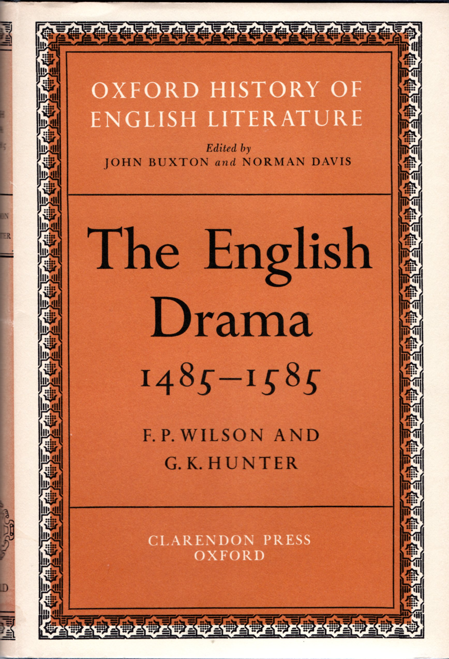 Image for The English Drama 1485-1585