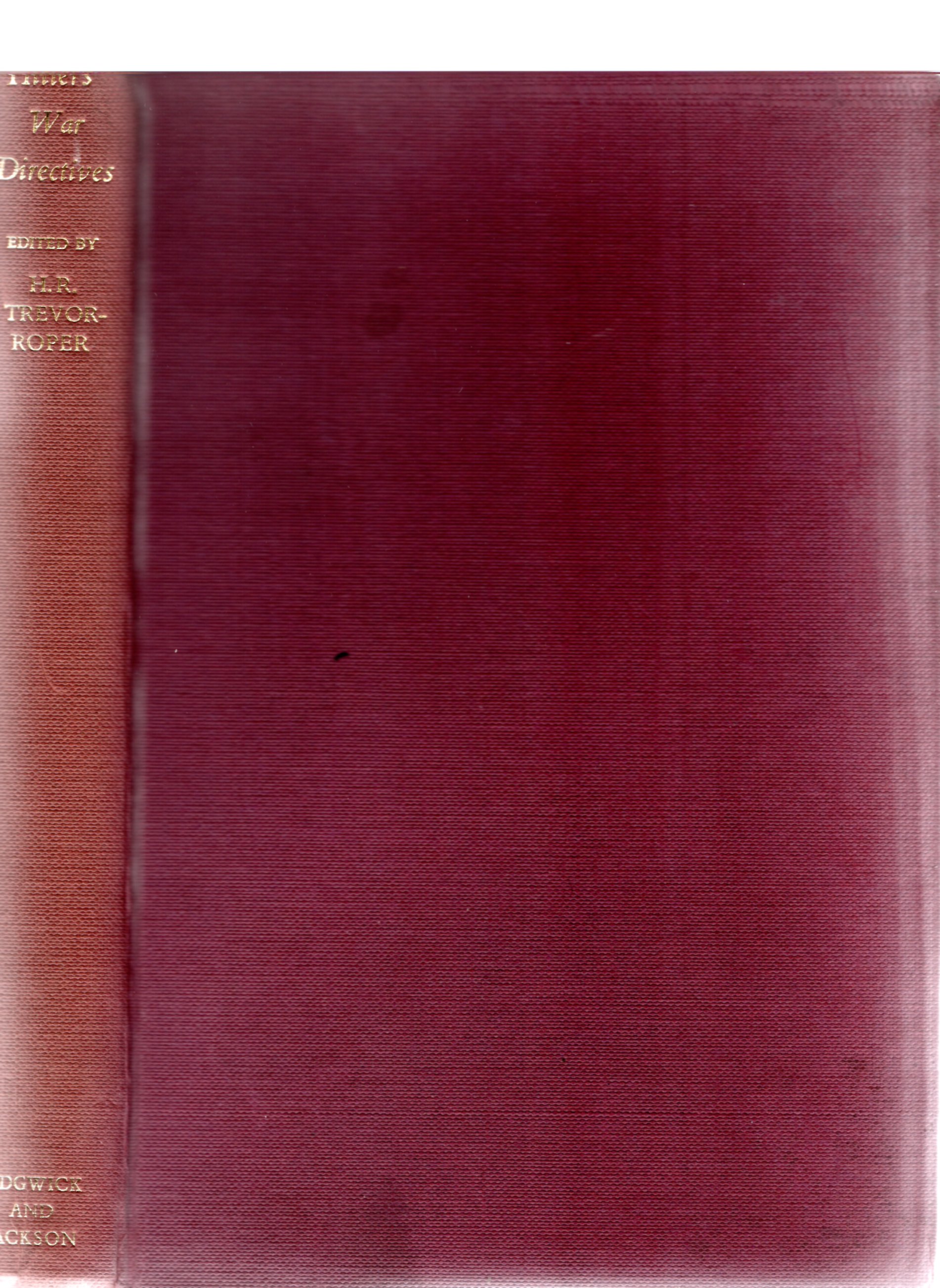 Image for Hitler's War Directives 1939-1945