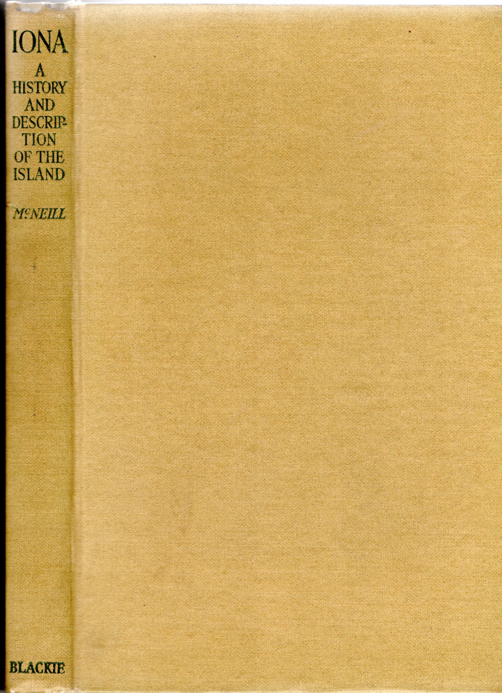 Image for Iona: A History of the Island, with Descriptive Notes.