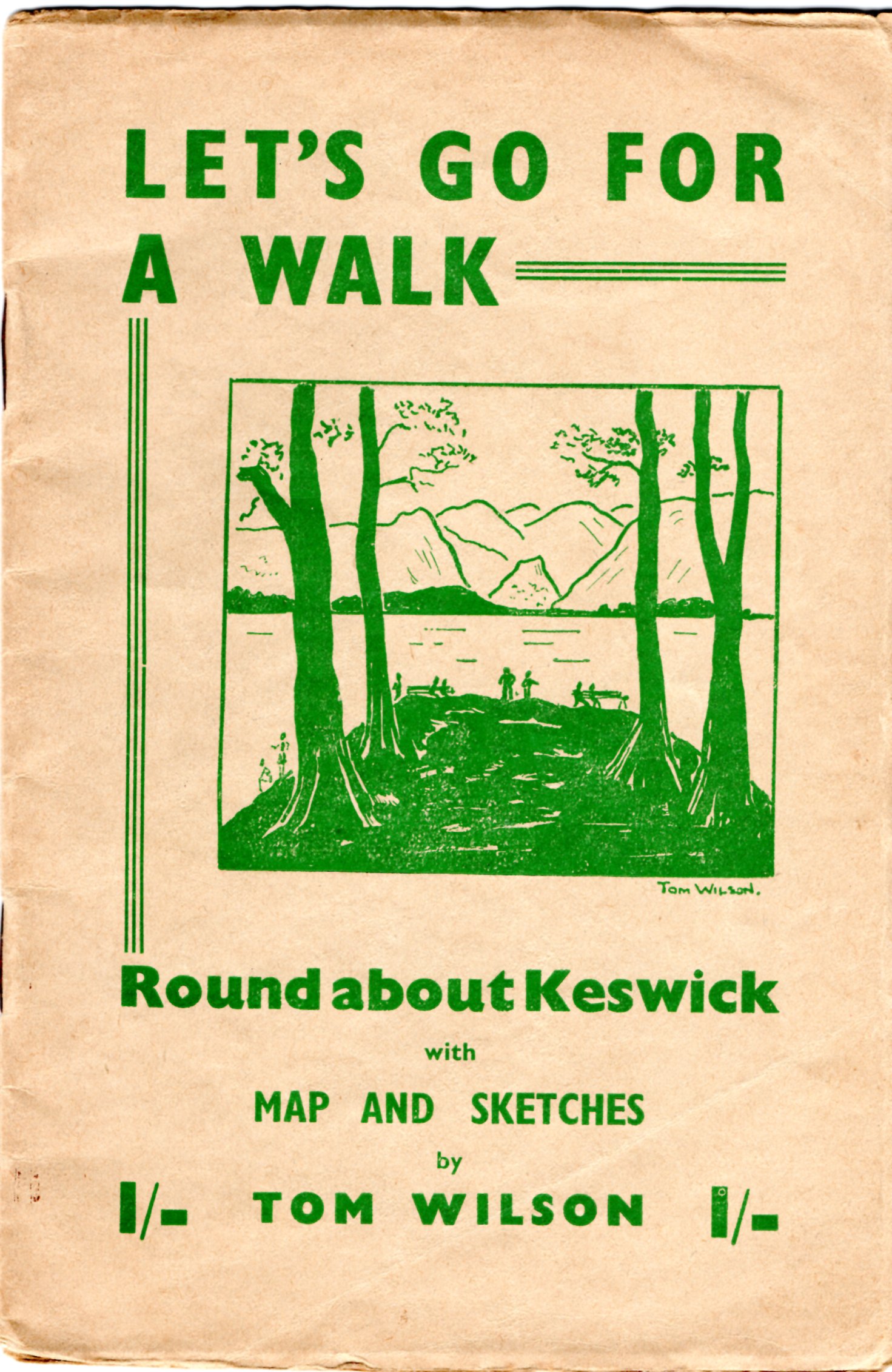 Image for Let's Go For A Walk: Round About Keswick with Map and Sketches
