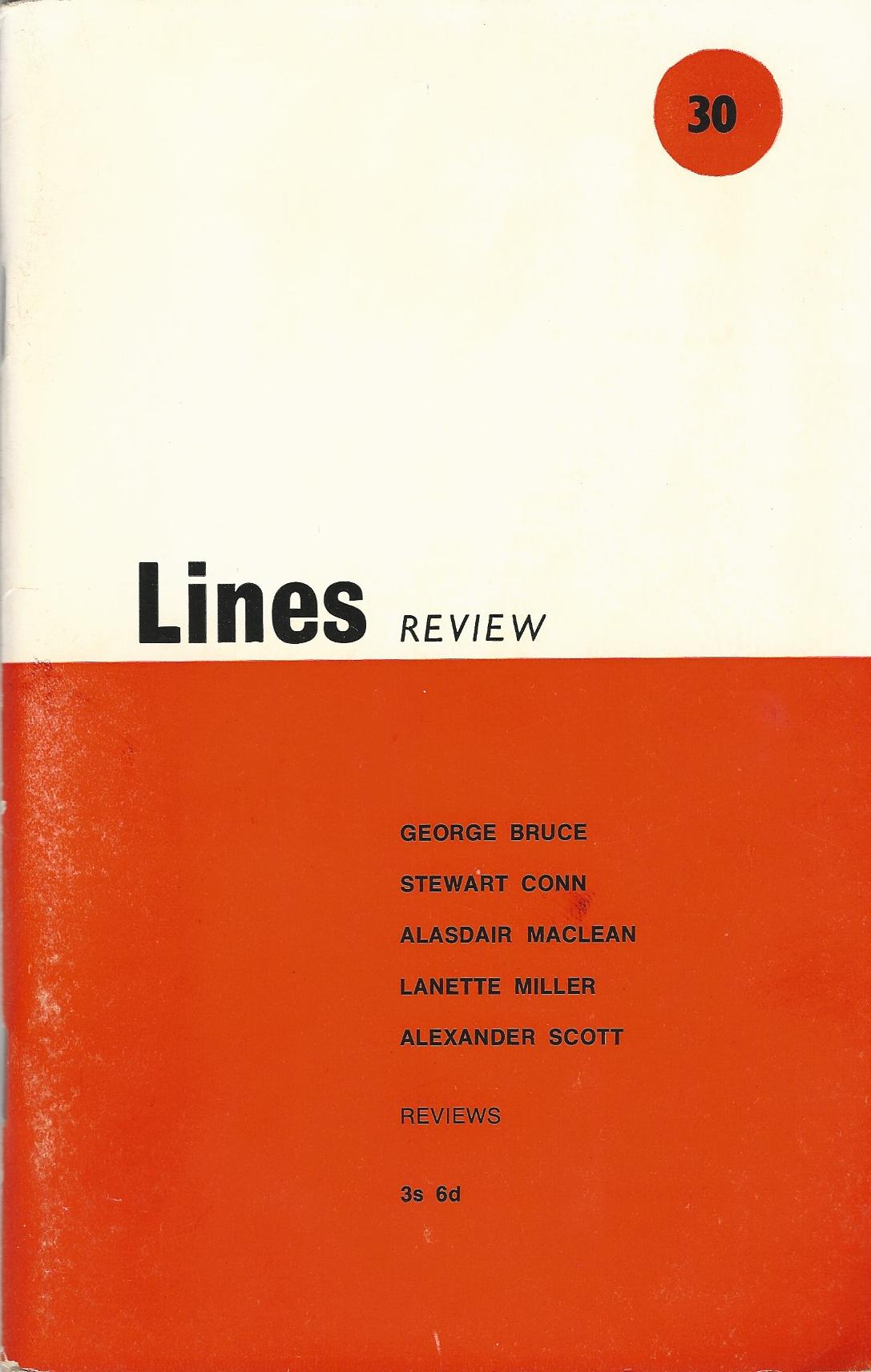 Image for Lines Review No.30 - October 1969
