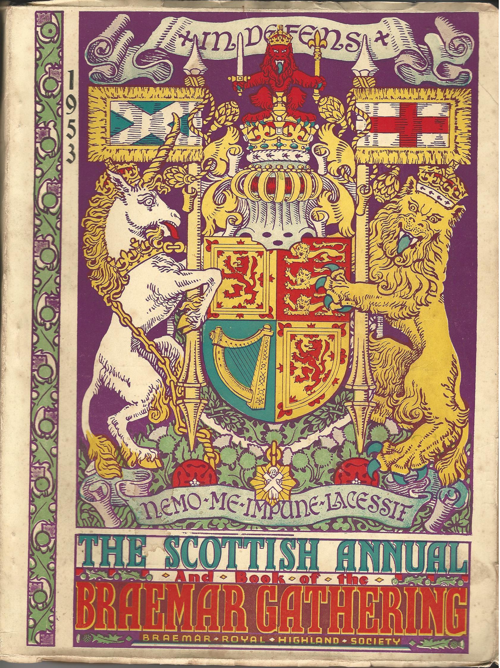Image for The Scottish Annual and Book of the Braemar Gathering 1953.