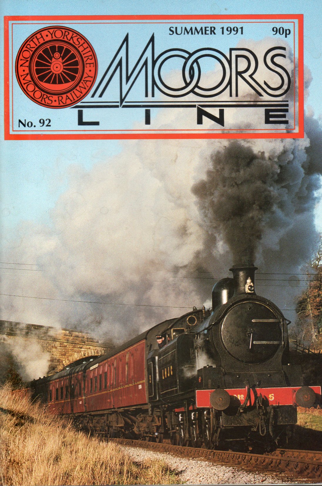 Image for North Yorkshire Moors Railway Magazine No. 92, Summer 1991.