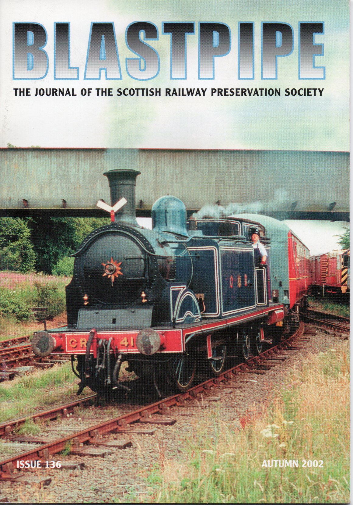 Image for Blastpipe: The Journal of the Scottish Railway Preservation Society - Issue 136 - Autumn 2002