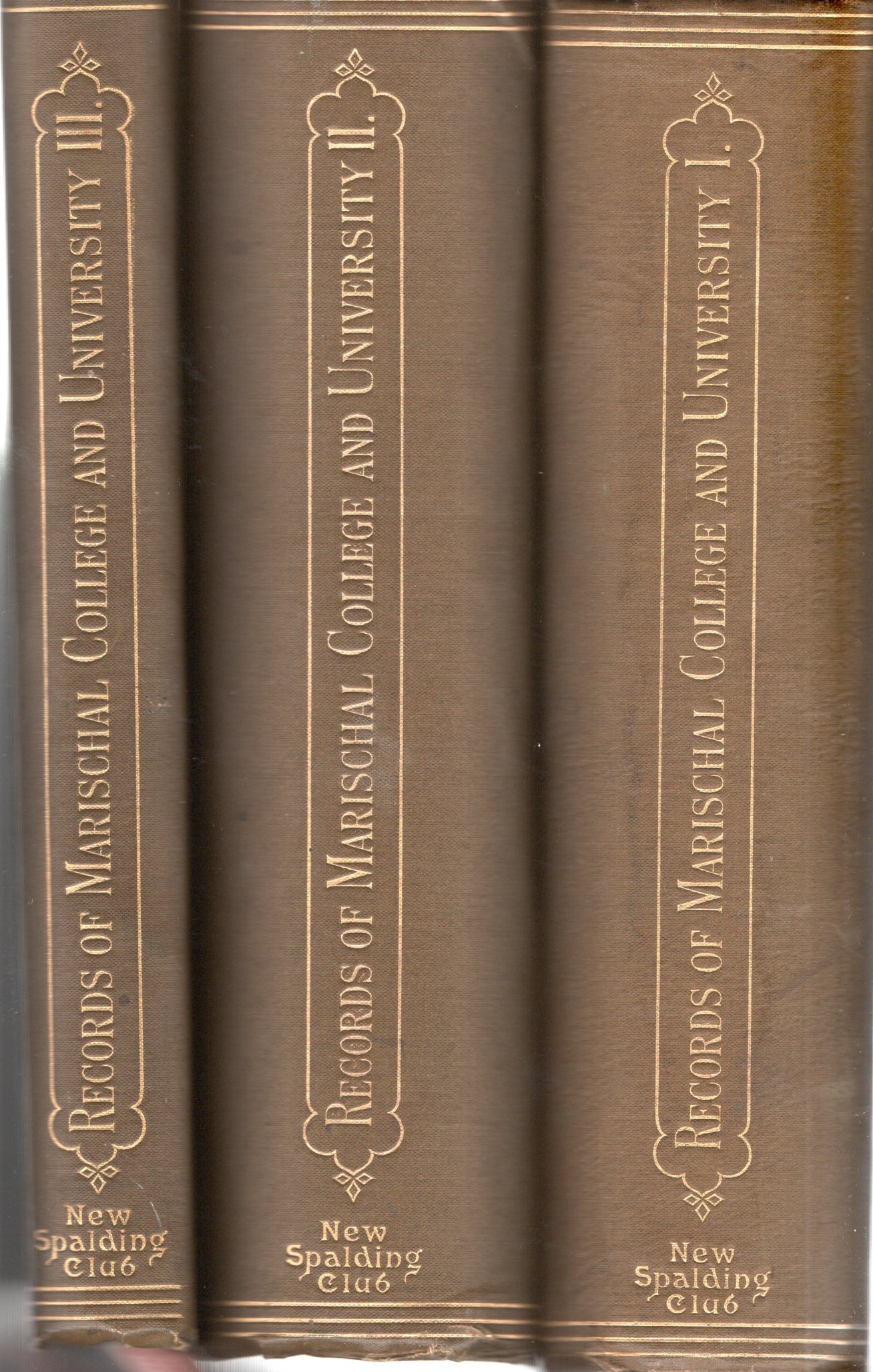 Image for Fasti Academiae Mariscallanae Aberdonensis: Selections from the Records of the Marischal College and University MDXCIII-MDCCCLX - Three Volumes Complete