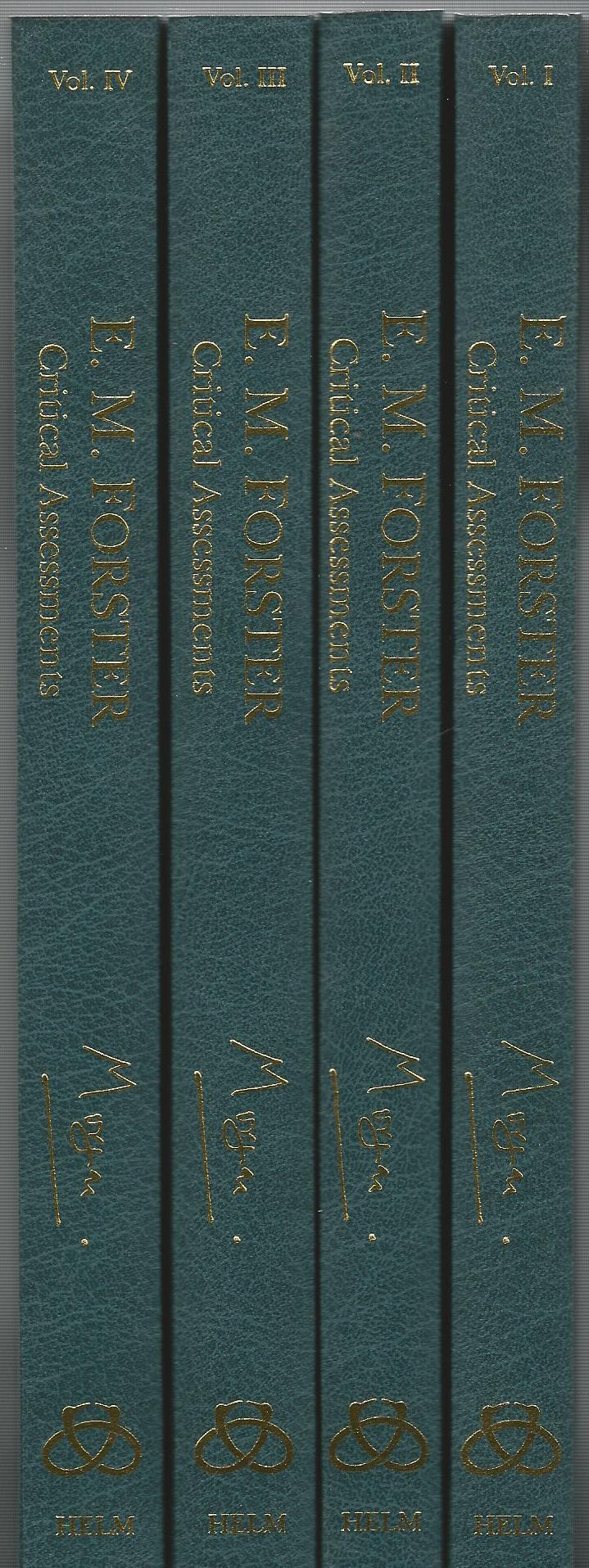 Image for E.M.Forster: Critical Assessments - Four Volumes Complete (Critical Assessments of Writers in English)