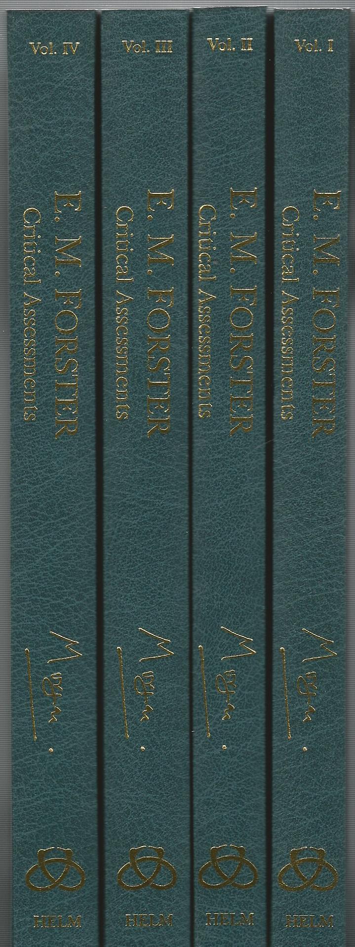 Image for E.M.Forster: Critical Assessments - Four Volumes Complete (Critical Assessments of Writers in English)