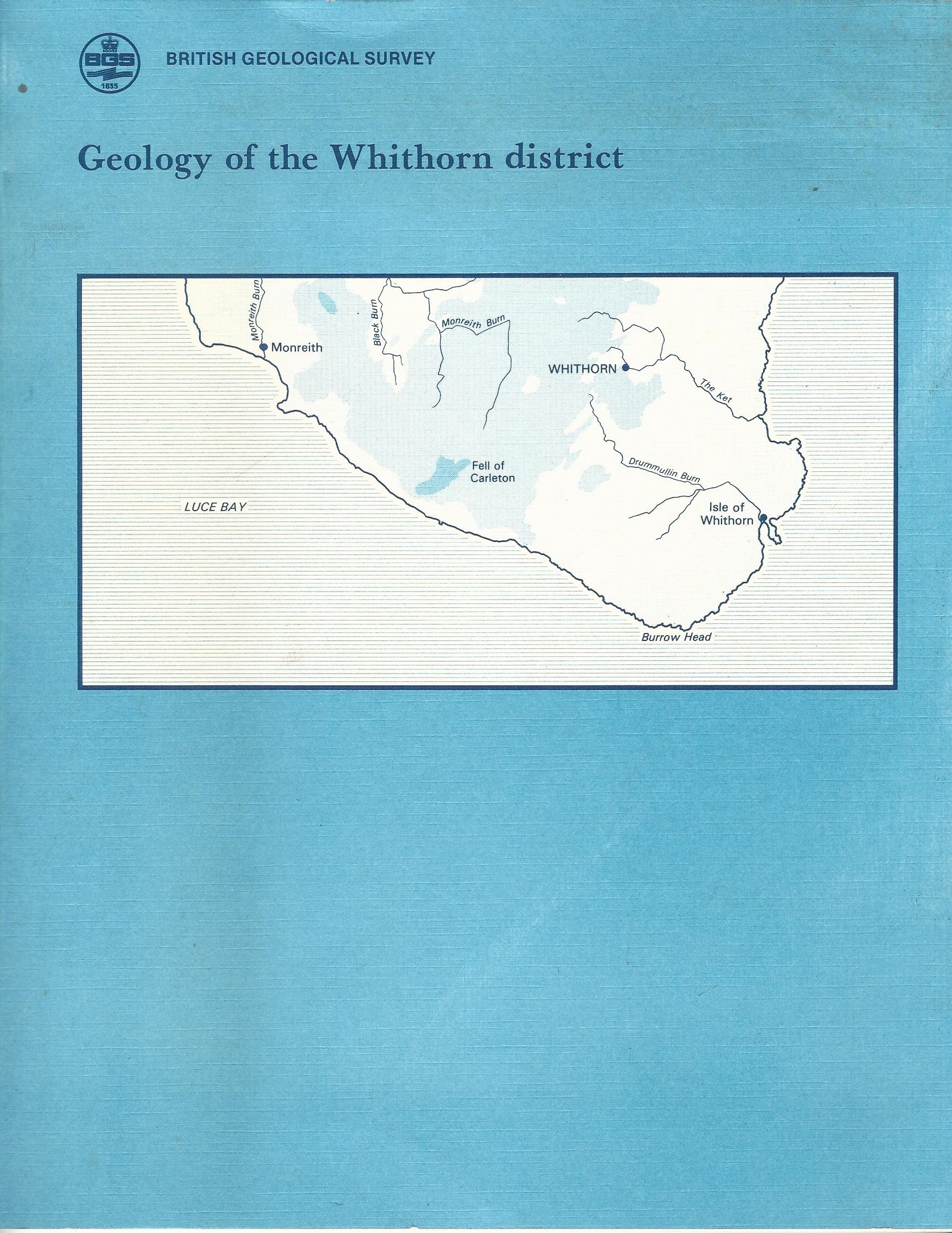 Image for Geology of the Whithorn District: Memoir for 1: 50 000 Geological Sheet 2