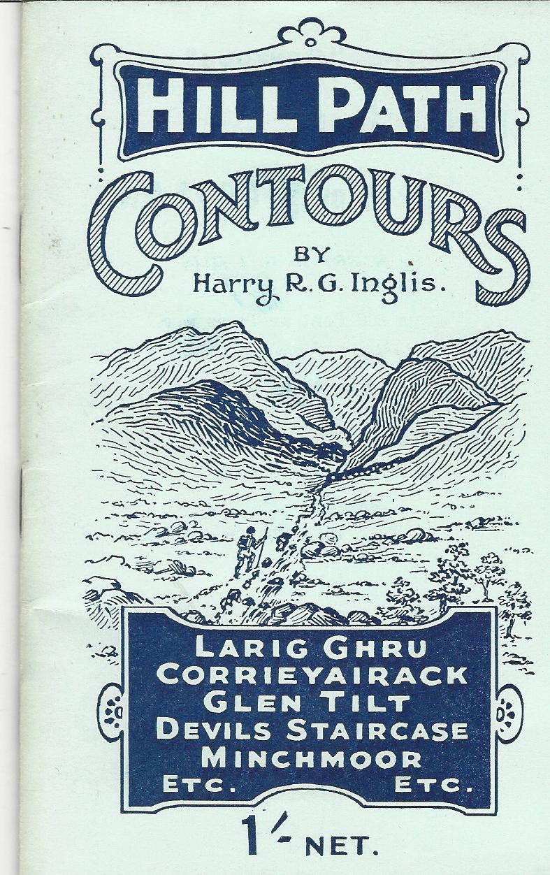 Image for Hill Path Contours of the Chief Mountain Passes in Scotland.