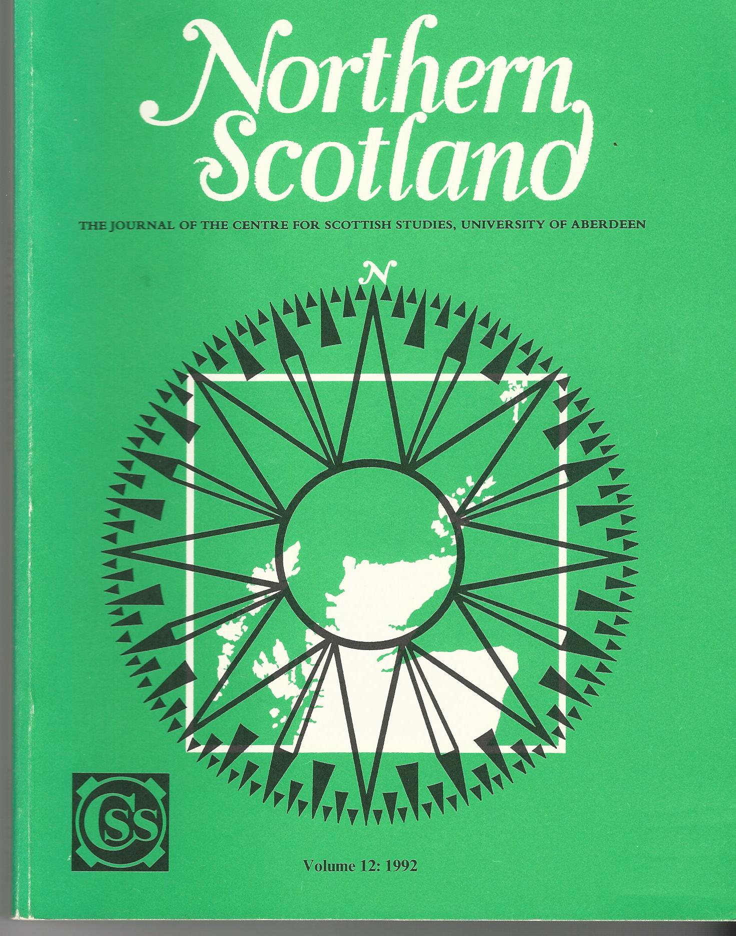 Image for Northern Scotland: A Historical Journal: Volume 12: 1992.