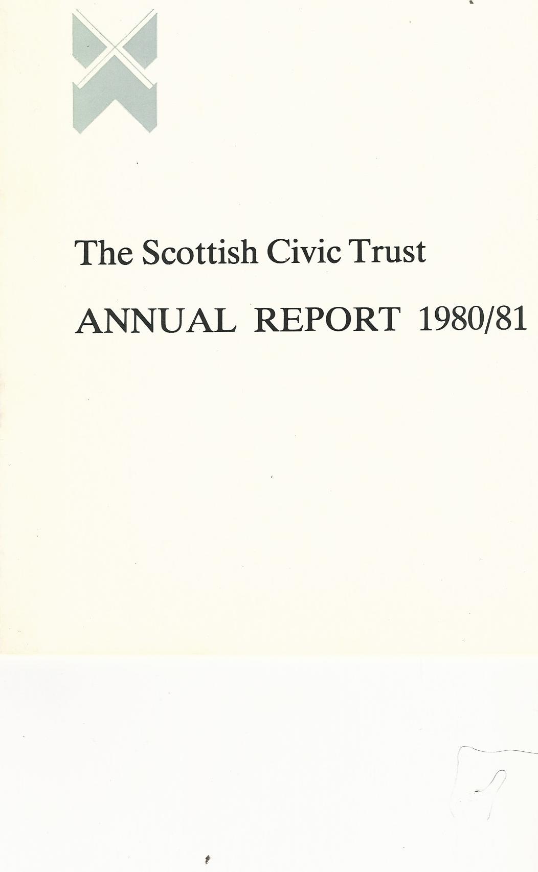 Image for The Scottish Civic Trust Annual Report 1980/81.
