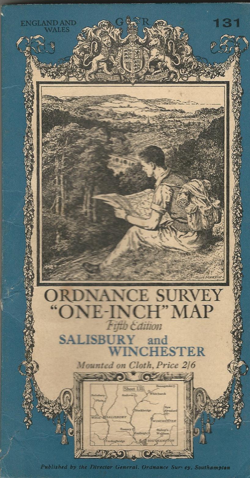 Image for Ordnance Survey "One-Inch" Map - Salisbury and Winchester - Sheet 131