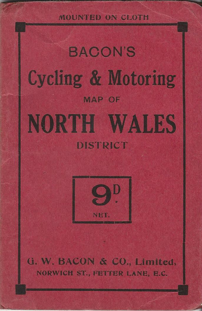 Image for Bacon's Cycling & Motoring Map of North Wales District