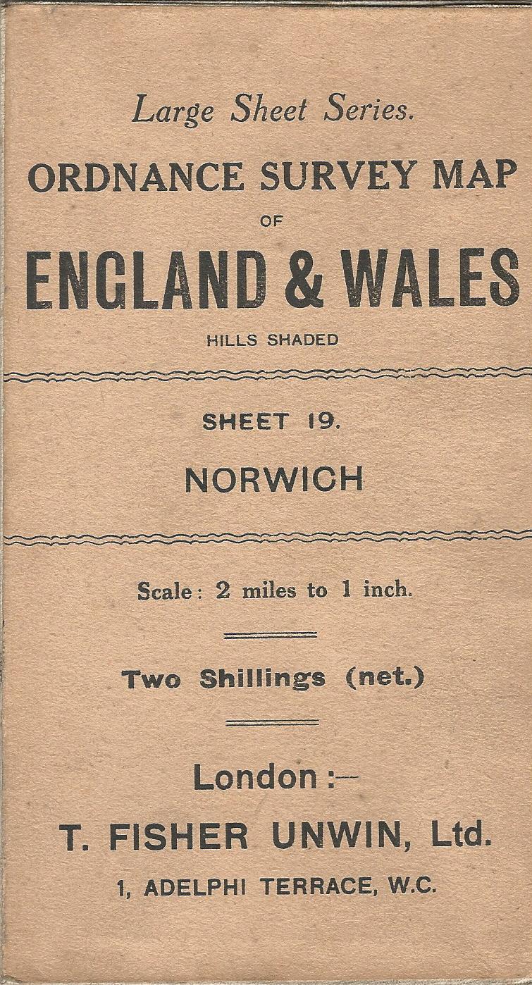 Image for Ordnance Survey Large Sheet Series Map of England & Wales, Sheet 19: Norwich, Scale: 2 Miles to  Inch.
