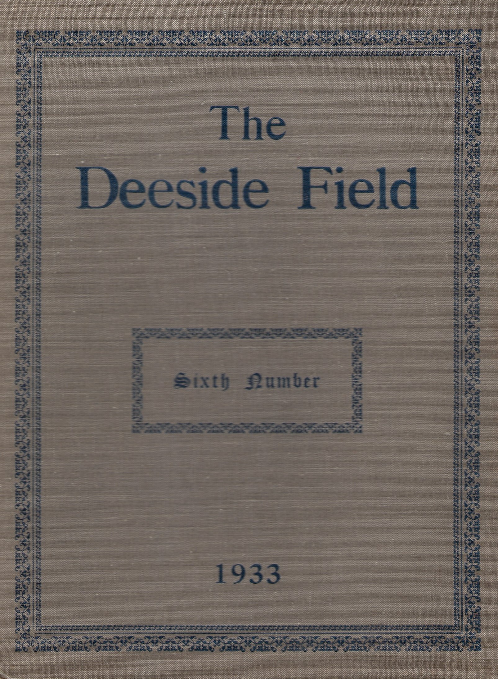 Image for The Deeside Field: Sixth Number.