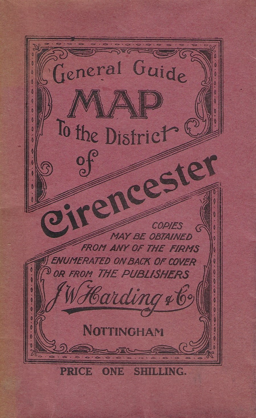 Image for General Guide Map to the District of Cirencester.