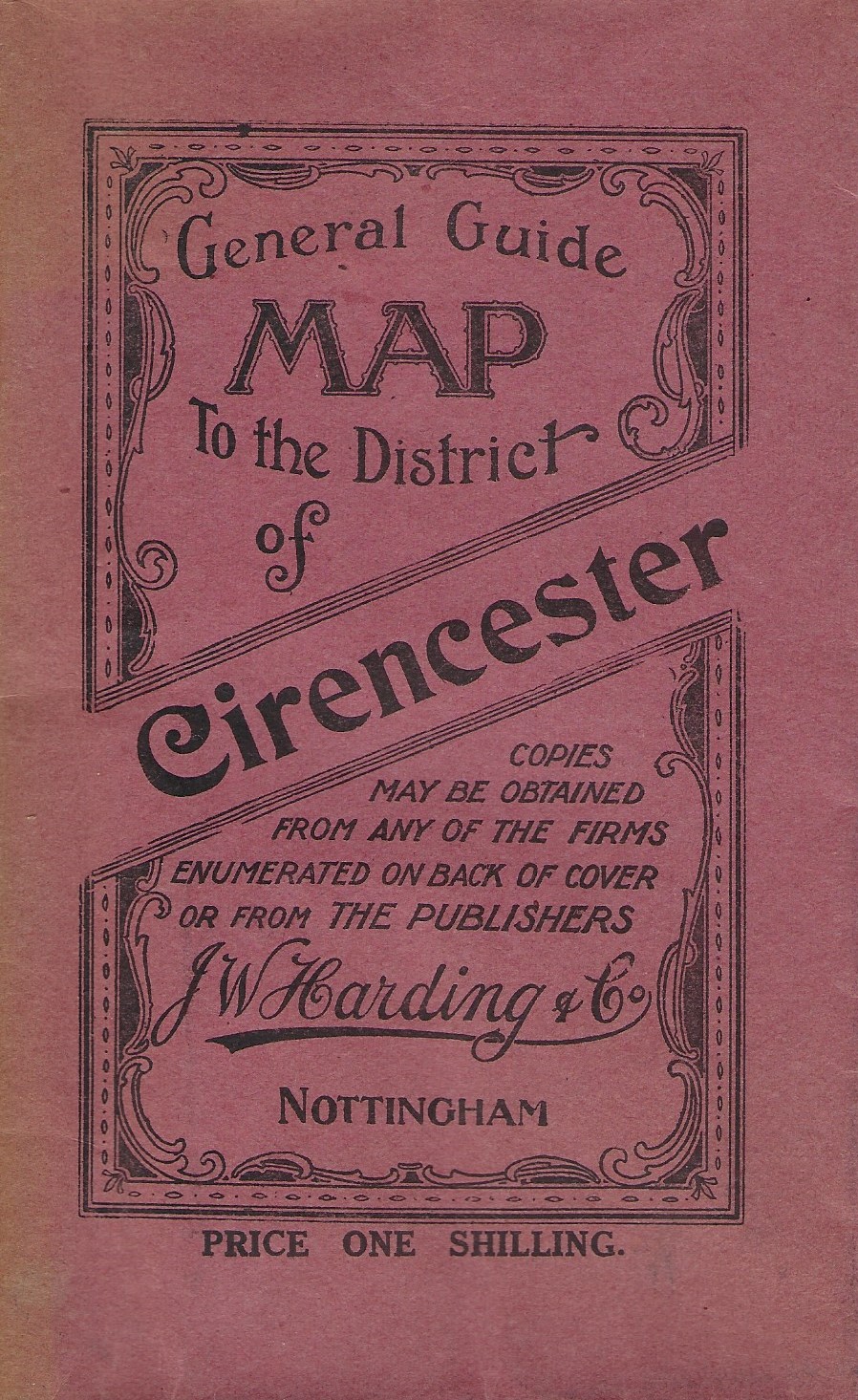 Image for General Guide Map to the District of Cirencester.