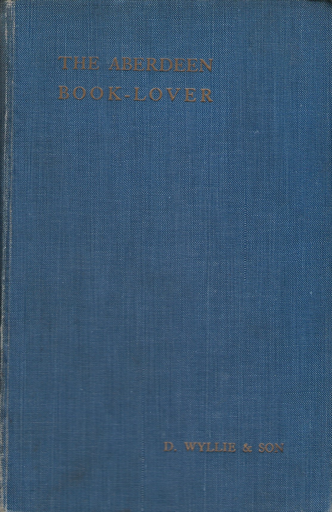 Image for The Aberdeen Book-Lover, Volume IV 1922 - 1924
