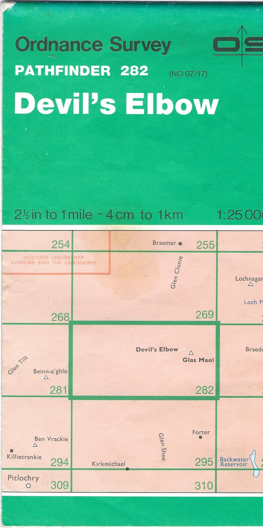 Image for Devil's Elbow: Sheet 282 (Pathfinder Maps) 1:25000