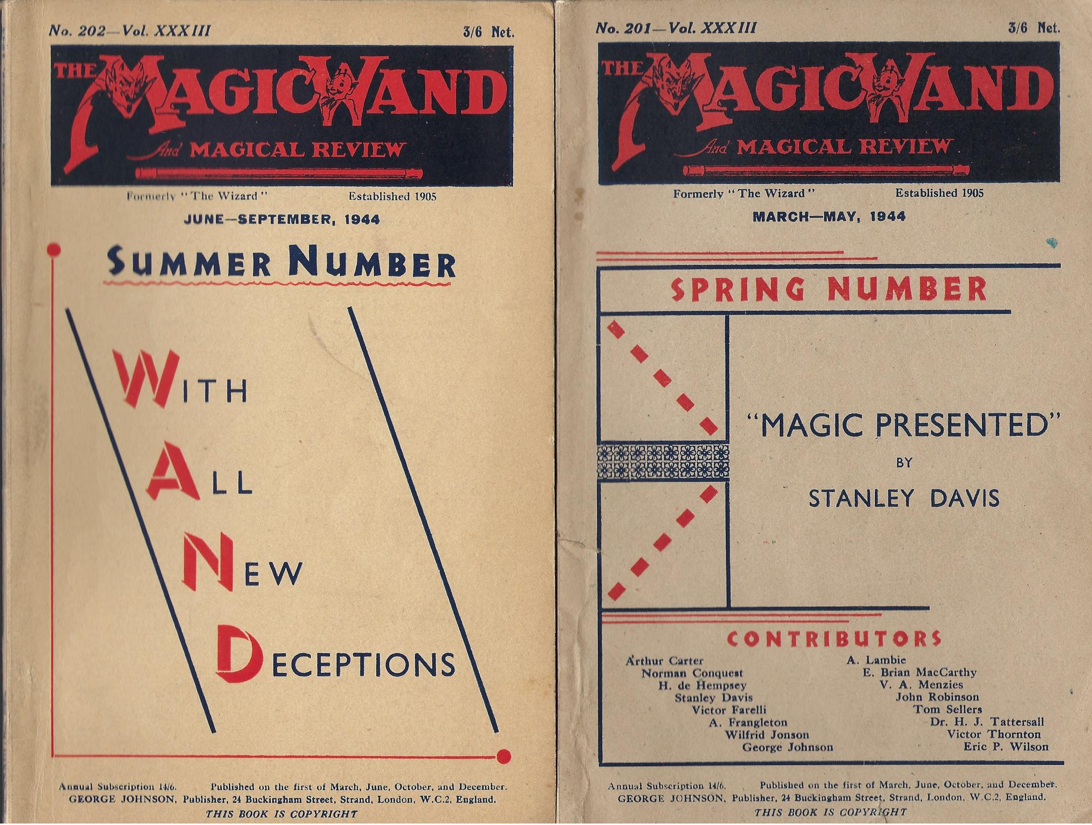 Image for The Magic Wand and Magical Review No. 201, 202, 203, 204, Vol. XXXIII