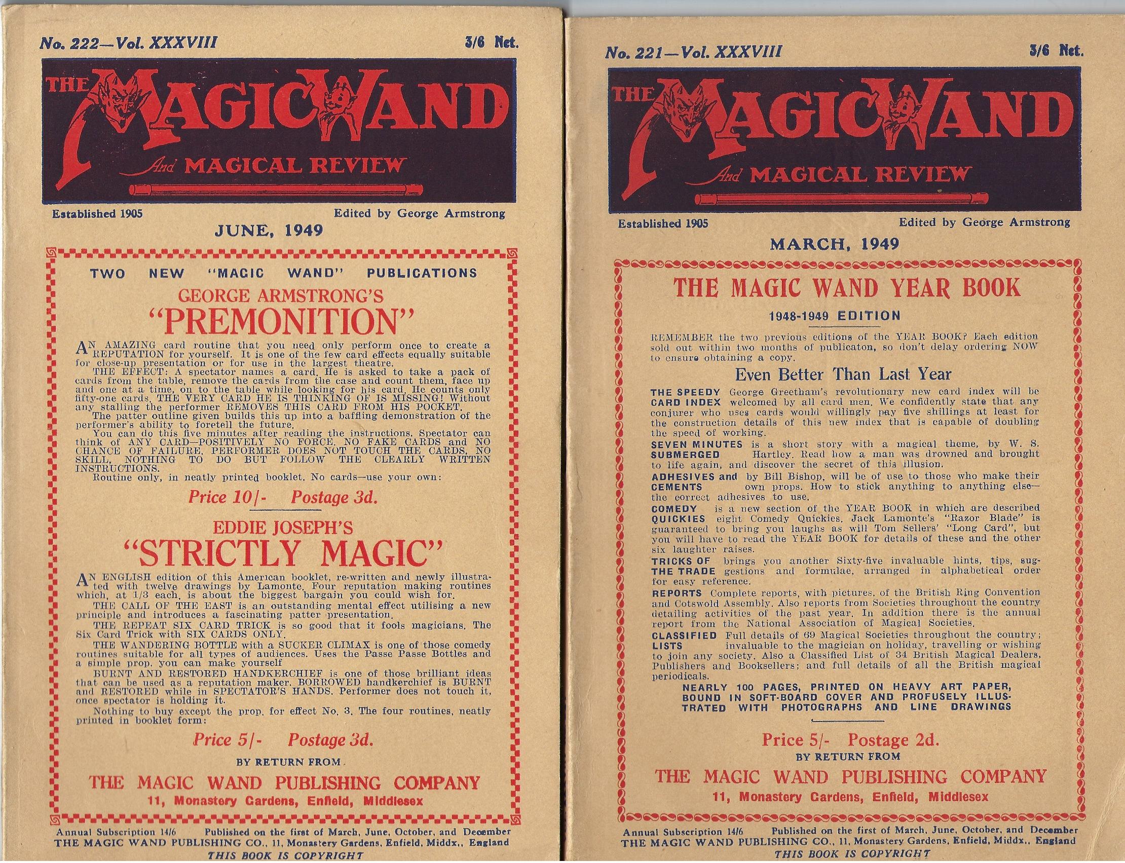 Image for The Magic Wand and Magical Review No.221, 222, 223, 224, Vol. XXXVIII