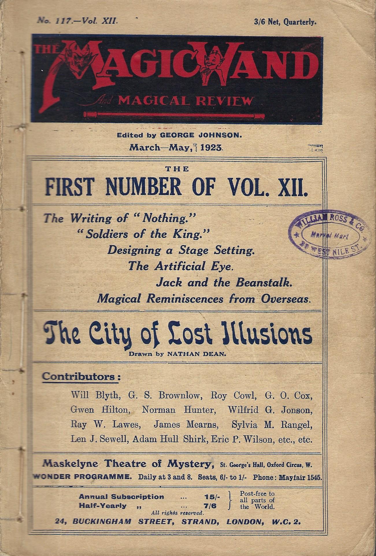 Image for The Magic Wand and Magical Review No.117, 118, 119, 120, Vol. XII