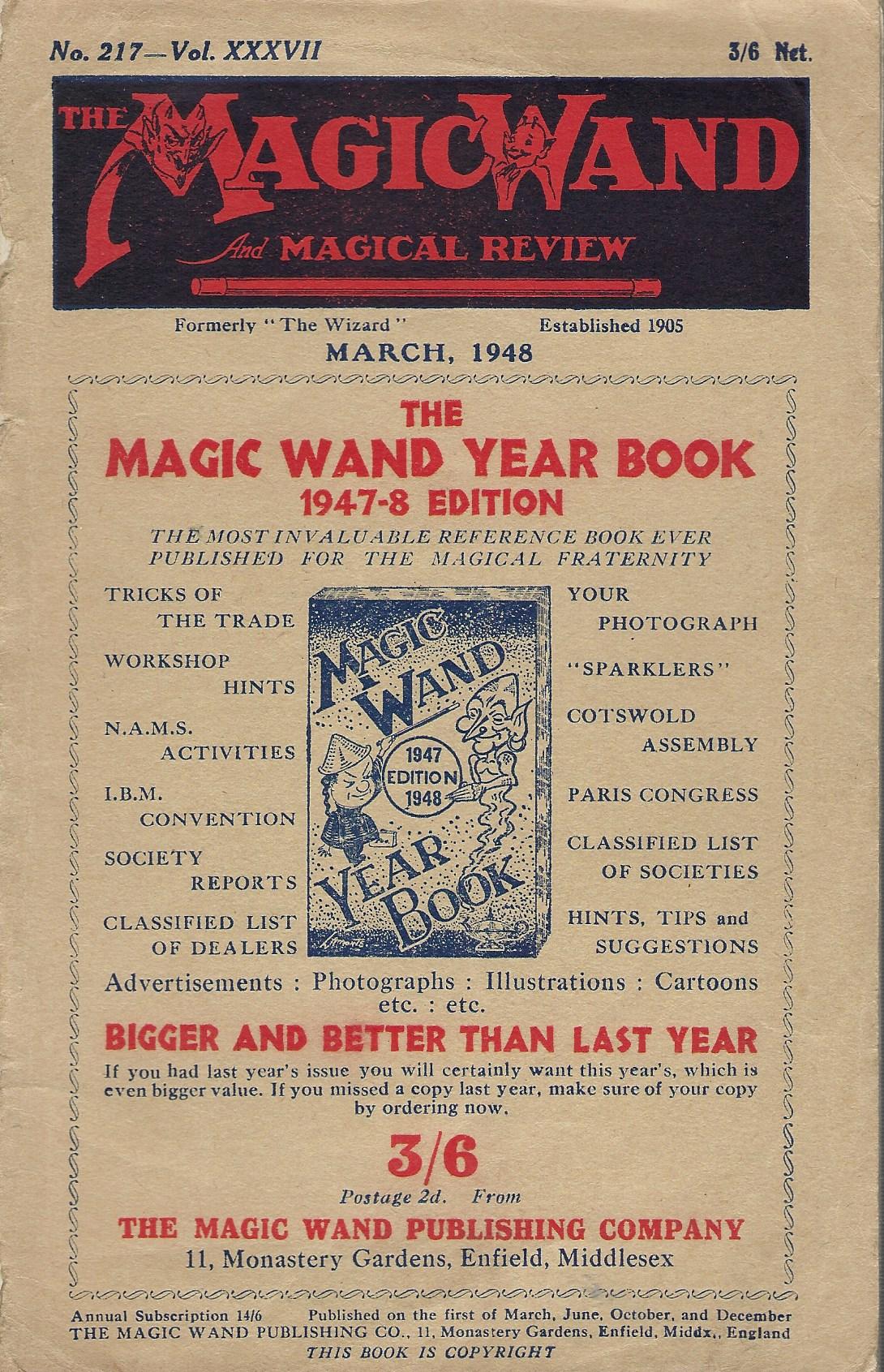 Image for The Magic Wand and Magical Review No.217, Vol. XXXVII