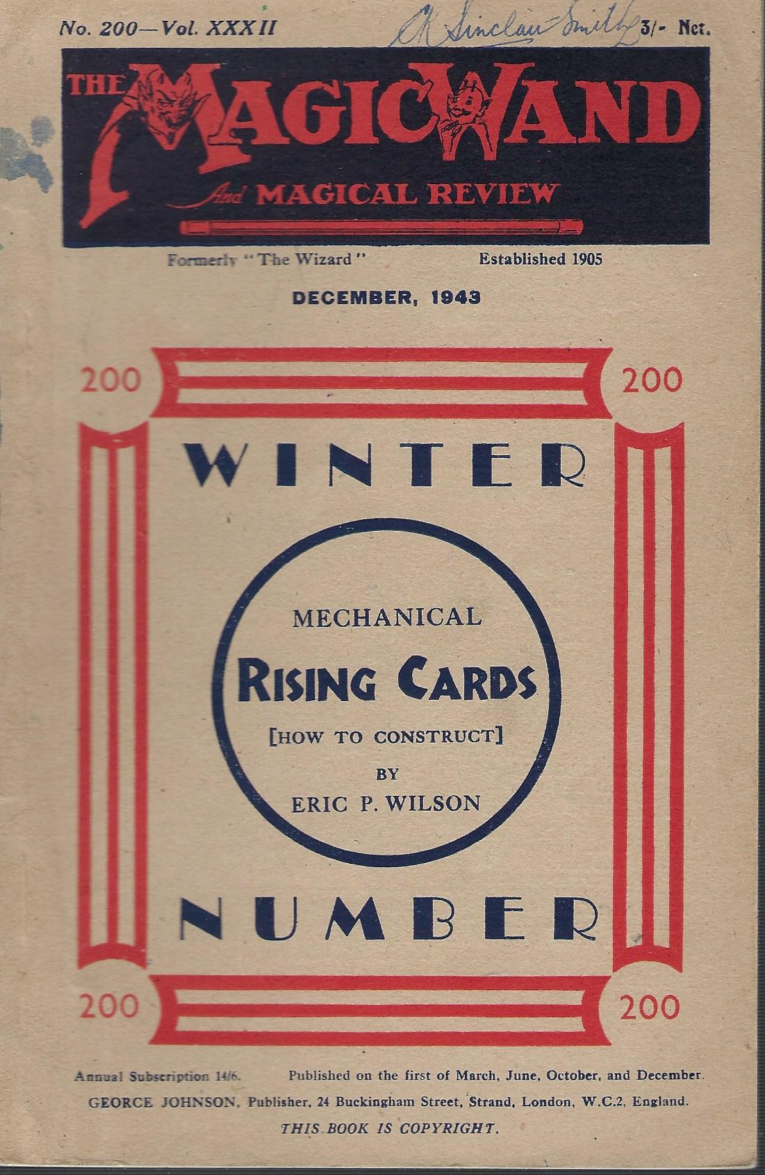 Image for The Magic Wand and Magical Review No200, Vol. XXXII, December 1943