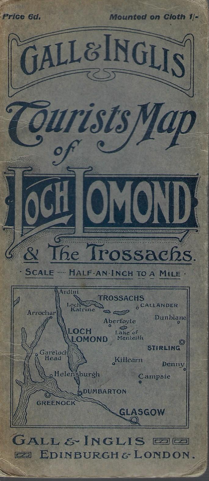 Image for Gall & Inglis Tourist Map of Loch Lomond & the Trossachs
