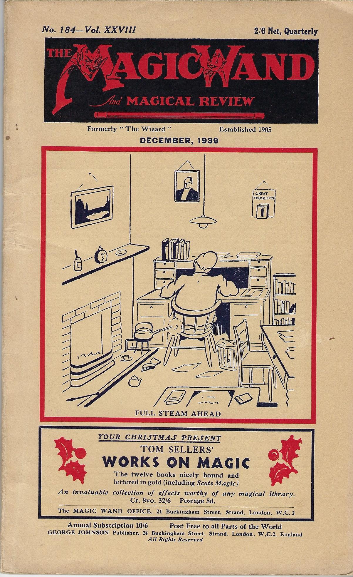 Image for The Magic Wand and Magical Review No181, Vol. XXVII, December 1939