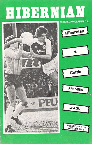 Image for Hibernian v. Celtic Premier League Saturday 11th August 1984.