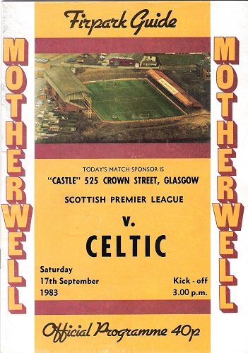 Image for Motherwell F.C.Scottish Premier League v. Celtic.