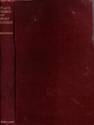 Image for The Place-Names of West Lothian.