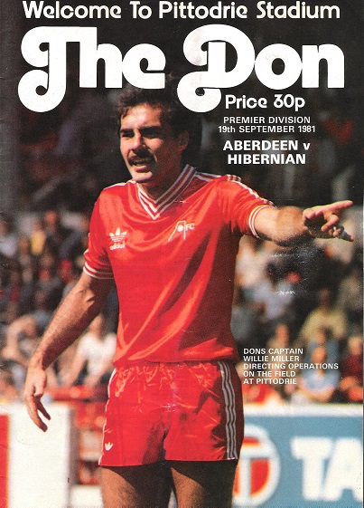 Image for The Don Matchday Magazine . Aberdeen v. Hibernian, Premier Division 19th September 1981.